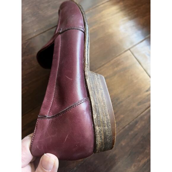 Bally Of Switzerland Cesare Men’s Shoes Leather Loafers Dark Red Burgundy 8M main image 10